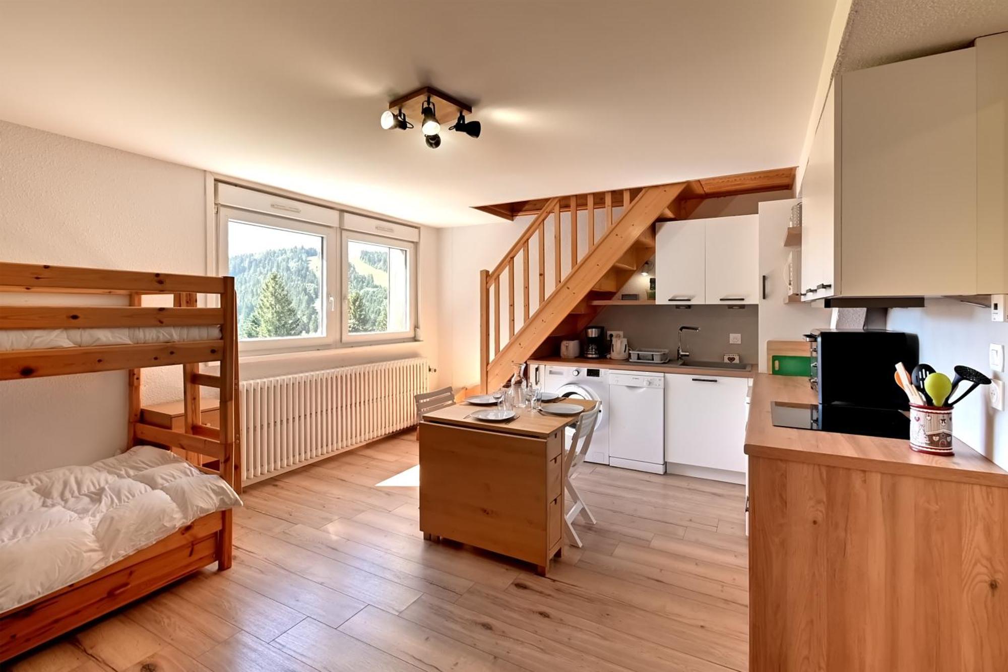 Le Nid Des Vosges - Appt Vue Montagne Apartment Gérardmer Exterior photo